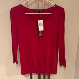 NWT Red long sleeve top